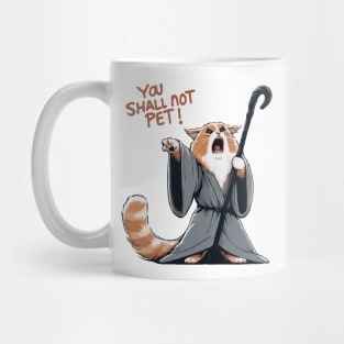 Wizard Cat, You Shall Not Pet Mug